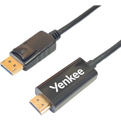 YENKEE HDMI DisplayPort Átalakító Fekete 2m YCH 415 YENKEE HDMI DisplayPort Átalakító Fekete 2m YCH 415