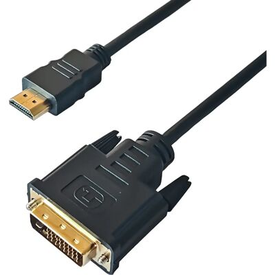 YENKEE HDMI DVI-D Átalakító Fekete 2m YCH 515 YENKEE HDMI DVI-D Átalakító Fekete 2m YCH 515