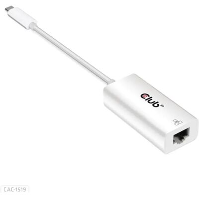 Club 3D CAC-1519 USB 3.0 Type C UTP Átalakító 20cm 1Gbps fehér Club 3D CAC-1519 USB 3.0 Type C UTP Átalakító 20cm 1Gbps fehér
