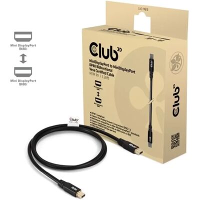 Club 3D Mini DisplayPort Összekötő Fekete 1m CAC-1165 Club 3D Mini DisplayPort Összekötő Fekete 1m CAC-1165