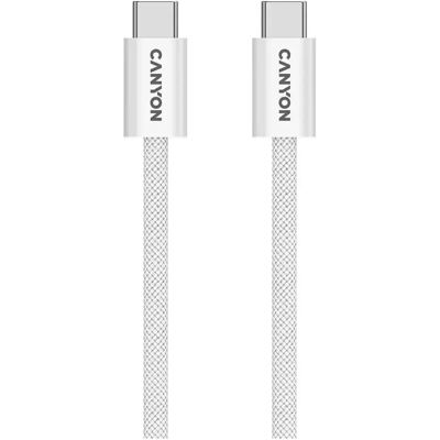Canyon USB 2.0 Type C Összekötő Fehér 1m CND-CCMG60AB15W Canyon USB 2.0 Type C Összekötő Fehér 1m CND-CCMG60AB15W