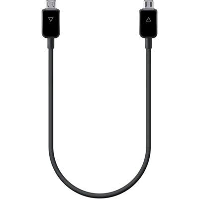 Samsung adatkábel microUSB - microUSB 30cm FEKETE Samsung adatkábel microUSB - microUSB 30cm FEKETE