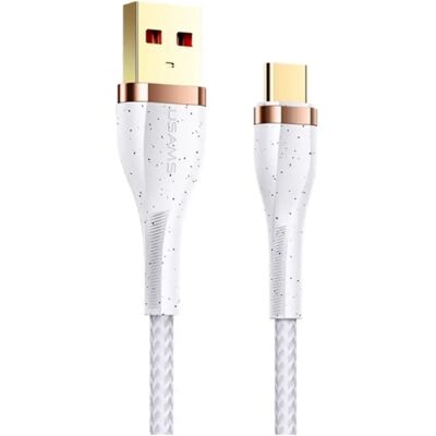 USAMS U64 adatkábel USB - Type-C cipőfűző FEHÉR USAMS U64 adatkábel USB - Type-C cipőfűző FEHÉR