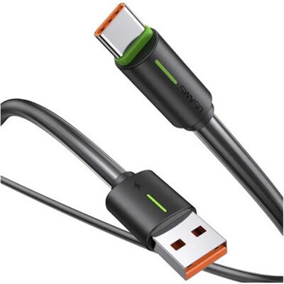 USAMS YU adatkábel USB - Type-C 100cm FEKETE USAMS YU adatkábel USB - Type-C 100cm FEKETE
