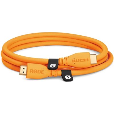 RODE HDMI 2.0 Összekötő Narancssárga 1.5m HDMICABLE1.5M-O RODE HDMI 2.0 Összekötő Narancssárga 1.5m HDMICABLE1.5M-O