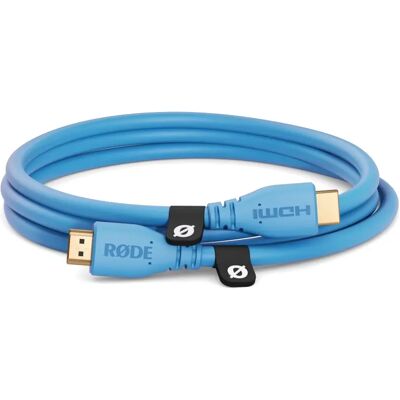 RODE HDMI 2.0 Összekötő Kék 1.5m HDMICABLE1.5M-B RODE HDMI 2.0 Összekötő Kék 1.5m HDMICABLE1.5M-B