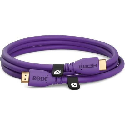 RODE HDMI 2.0 Összekötő Lila 1.5m HDMICABLE1.5M-PU RODE HDMI 2.0 Összekötő Lila 1.5m HDMICABLE1.5M-PU