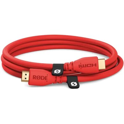 RODE HDMI 2.0 Összekötő Piros 1.5m HDMICABLE1.5M-R RODE HDMI 2.0 Összekötő Piros 1.5m HDMICABLE1.5M-R