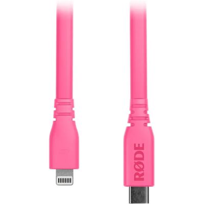 RODE SC19 USB-C - Lightning átalakító kábel 1.5m rózsaszín RODE SC19 USB-C - Lightning átalakító kábel 1.5m rózsaszín