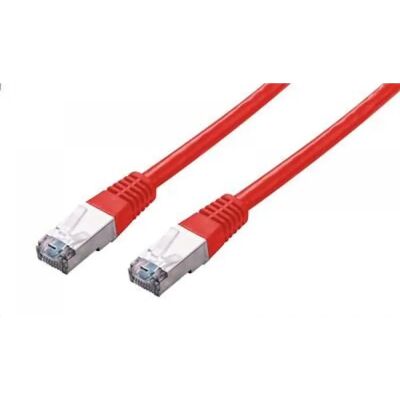 C-TECH UTP CAT5E Összekötő Piros 50cm CB-PP5F-05R C-TECH UTP CAT5E Összekötő Piros 50cm CB-PP5F-05R