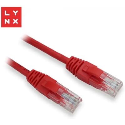 LYNX UTP CAT5E Összekötő Piros 10m LX-UTP5E-100-RED LYNX UTP CAT5E Összekötő Piros 10m LX-UTP5E-100-RED