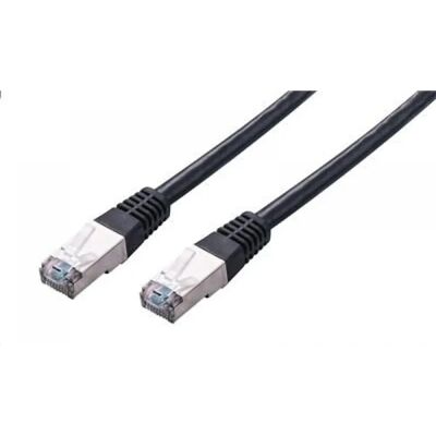 C-TECH UTP CAT5E Összekötő Fekete 2m CB-PP5F-2BK C-TECH UTP CAT5E Összekötő Fekete 2m CB-PP5F-2BK