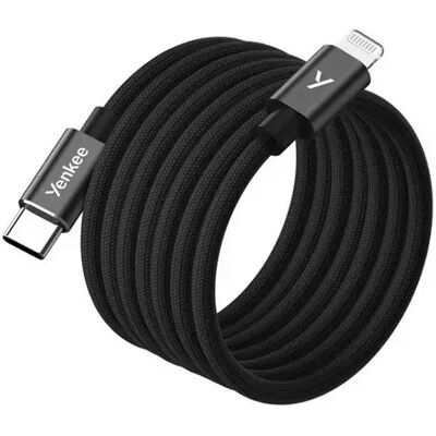 YENKEE USB 2.0 Type C Lightning Töltő/adat Fekete 1.5m 8590669394463 YENKEE USB 2.0 Type C Lightning Töltő/adat Fekete 1.5m 8590669394463