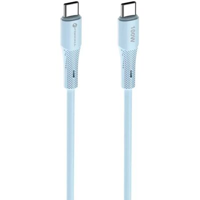 FORCELL USB 2.0 Type C Összekötő Kék 1m 5903396395505 FORCELL USB 2.0 Type C Összekötő Kék 1m 5903396395505