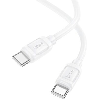 HOCO USB 2.0 Type C Összekötő Fehér 1m HC652001 HOCO USB 2.0 Type C Összekötő Fehér 1m HC652001