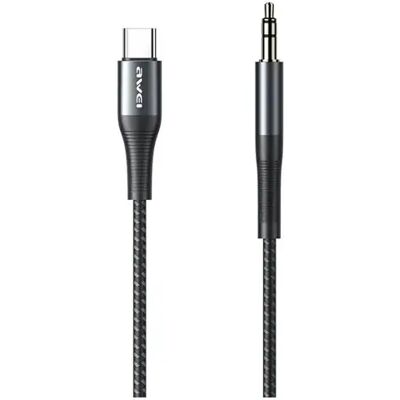 AWEI USB 2.0 Type C Jack Átalakító Fekete 1m CL-116T_B AWEI USB 2.0 Type C Jack Átalakító Fekete 1m CL-116T_B