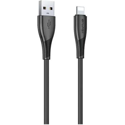 AWEI USB Lightning Töltő/adat Fekete 1m CL-182L AWEI USB Lightning Töltő/adat Fekete 1m CL-182L