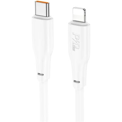 HOCO USB 2.0 Type C Lightning Töltő/adat Fehér 1m HC790651 HOCO USB 2.0 Type C Lightning Töltő/adat Fehér 1m HC790651