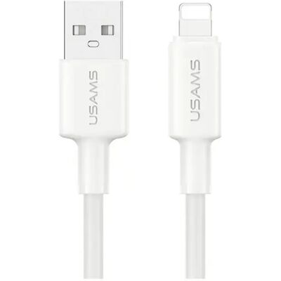 USAMS USB Lightning Töltő/adat Fehér 1m SJ762USB01 USAMS USB Lightning Töltő/adat Fehér 1m SJ762USB01