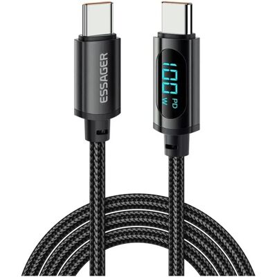 ESSAGER Vast Stars USB-C/USB-C 2.0 kábel 5A 100W 1m EXCTT1-HC0G-P ESSAGER Vast Stars USB-C/USB-C 2.0 kábel 5A 100W 1m EXCTT1-HC0G-P