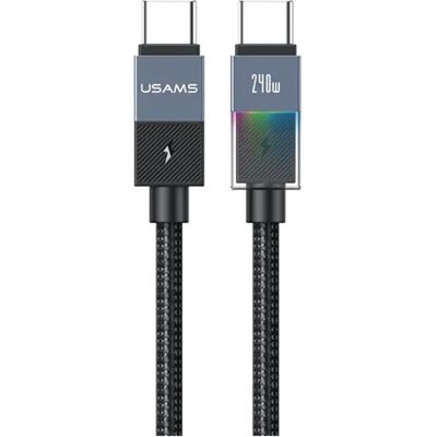 USAMS USB 2.0 Type C Összekötő Sötétszürke 1.2m SJ775USB01 USAMS USB 2.0 Type C Összekötő Sötétszürke 1.2m SJ775USB01