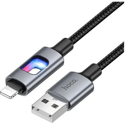 HOCO USB Lightning Töltő/adat Fekete 1.2m U144_B HOCO USB Lightning Töltő/adat Fekete 1.2m U144_B