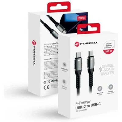 FORCELL USB 3.2 Type C Töltő/adat Fekete 1.2m SOP103331 FORCELL USB 3.2 Type C Töltő/adat Fekete 1.2m SOP103331