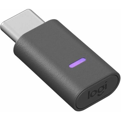 Logitech Zone Bluetooth 5.2 adapter fejhallgatóhoz/asztali számítógéphez USB Type C grafitszürke Logitech Zone Bluetooth 5.2 adapter fejhallgatóhoz/asztali számítógéphez USB Type C grafitszürke