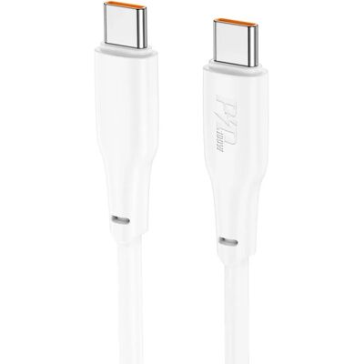 HOCO USB 2.0 Type C Összekötő Fehér 2m HC790729 HOCO USB 2.0 Type C Összekötő Fehér 2m HC790729