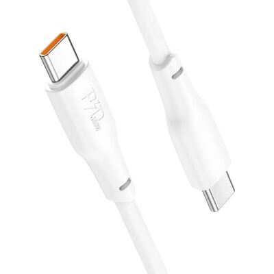 HOCO USB 2.0 Type C Összekötő Fehér 1m HC790712 HOCO USB 2.0 Type C Összekötő Fehér 1m HC790712