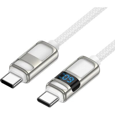 HOCO USB 2.0 Type C Összekötő Fehér 1.2m HC636452 HOCO USB 2.0 Type C Összekötő Fehér 1.2m HC636452