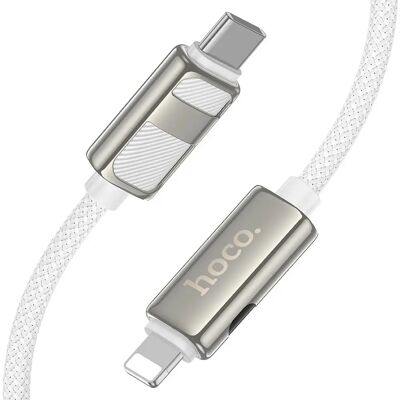 HOCO USB 2.0 Type C Lightning Töltő/adat Fehér 1.2m HC636391 HOCO USB 2.0 Type C Lightning Töltő/adat Fehér 1.2m HC636391