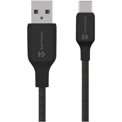 TACTICAL Stitch Thread USB / Type-C töltő- és adatkábel 27W 2m fekete 57983126584 TACTICAL Stitch Thread USB / Type-C töltő- és adatkábel 27W 2m fekete 57983126584