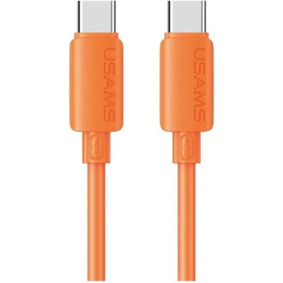 USAMS U98 adatkábel Type-C - Type-C 60W gyorstöltő 100cm NARANCSSÁRGA SJ787USB03 USAMS U98 adatkábel Type-C - Type-C 60W gyorstöltő 100cm NARANCSSÁRGA SJ787USB03