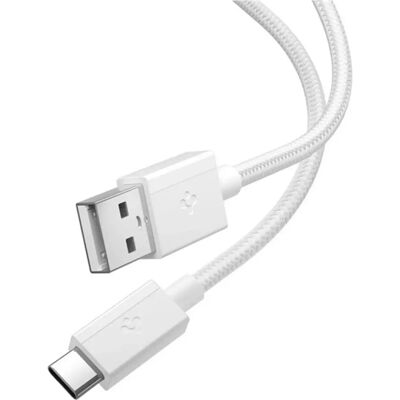SPIGEN ESSENTIAL EB6015AC adatkábel USB - Type-C 60W PD gyorstöltő 150cm Fehér ACA10413 SPIGEN ESSENTIAL EB6015AC adatkábel USB - Type-C 60W PD gyorstöltő 150cm Fehér ACA10413