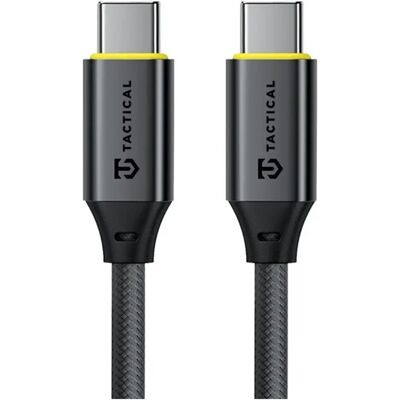 TACTICAL Fast Rope Aramid 2.0 Type-C / Type-C töltő- és adatkábel 100W 2m fekete 191217 57983127951 TACTICAL Fast Rope Aramid 2.0 Type-C / Type-C töltő- és adatkábel 100W 2m fekete 191217 57983127951
