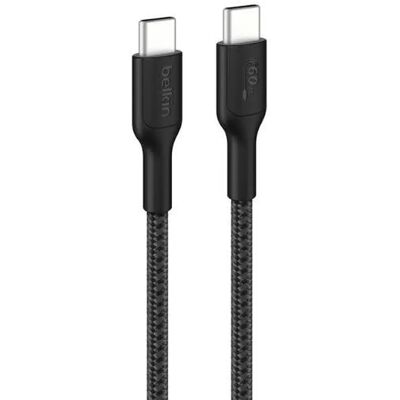 Belkin USB Fonott Töltő/adat 60W Fekete 2m CAB024HQ2MBK Belkin USB Fonott Töltő/adat 60W Fekete 2m CAB024HQ2MBK
