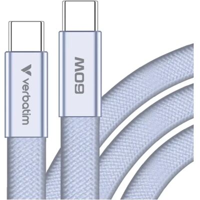 Verbatim USB Type C Type C SoftTouch Töltő/adatkábel PD3.0 60W Lila 1.2m SP116272 Verbatim USB Type C Type C SoftTouch Töltő/adatkábel PD3.0 60W Lila 1.2m SP116272