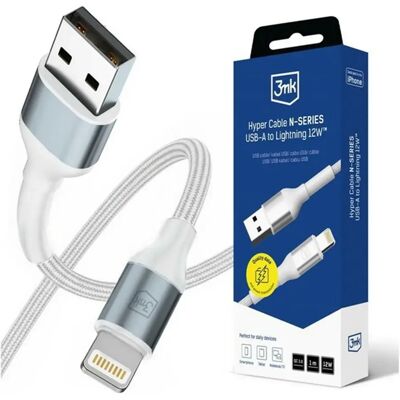 3MK USB 2.0 Type C Lightning Töltő/adat Fehér 1m GP-193833 3MK USB 2.0 Type C Lightning Töltő/adat Fehér 1m GP-193833