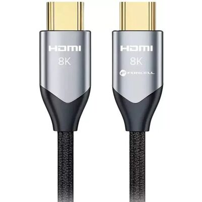 FORCELL Cafule HDMI 2.1 Kábel 8K 60Hz/4K 120Hz Fekete 1m SP115552 FORCELL Cafule HDMI 2.1 Kábel 8K 60Hz/4K 120Hz Fekete 1m SP115552