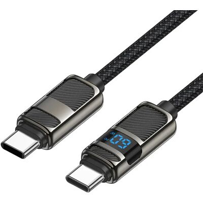HOCO USB 2.0 Type C Összekötő Fekete 1.2m U146 HOCO USB 2.0 Type C Összekötő Fekete 1.2m U146