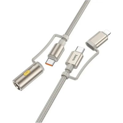 HOCO USB Type C Lightning Töltő/adat Világosszürke 1.2m U138 U138 LIGHTNING BLACK HOCO USB Type C Lightning Töltő/adat Világosszürke 1.2m U138 U138 LIGHTNING BLACK