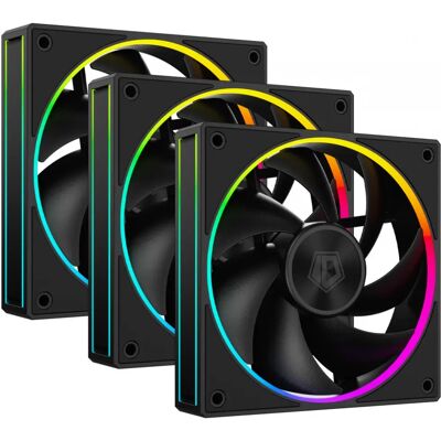 ID-COOLING AF-127-ARGB-K TRIO fekete 3 darabos szett ID-COOLING AF-127-ARGB-K TRIO fekete 3 darabos szett