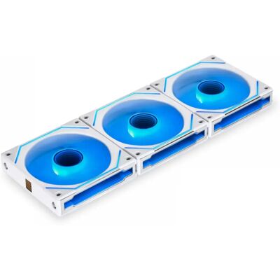 Lian-Li UNI FAN SL-INF 120mm fordított légáramlás fehér 3 darabos szett vezérlővel Lian-Li UNI FAN SL-INF 120mm fordított légáramlás fehér 3 darabos szett vezérlővel