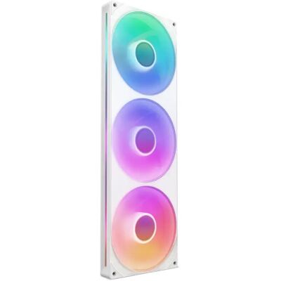 NZXT F420 RGB Core tripla ventilátor modul fehér NZXT F420 RGB Core tripla ventilátor modul fehér