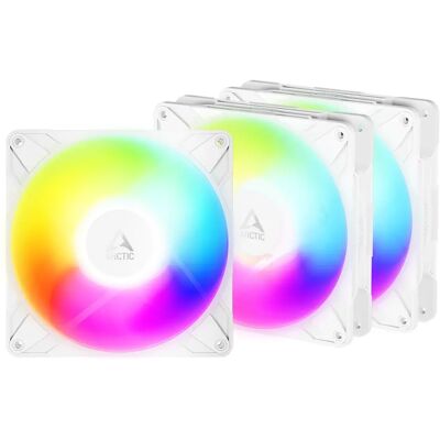 Arctic COOLING P14 Pro Reverse A-RGB fordított légáramlás fehér 3 darabos szett Arctic COOLING P14 Pro Reverse A-RGB fordított légáramlás fehér 3 darabos szett