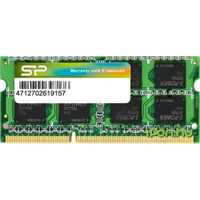 SILICON POWER 8GB Notebook DDR3 1600MHz CL11 SP008GBSTU160N02 SILICON POWER 8GB Notebook DDR3 1600MHz CL11 SP008GBSTU160N02