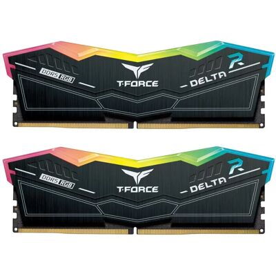 TEAM GROUP 32GB T-Force Delta RGB DDR5 7200MHz CL34 KIT FF3D532G7200HC34ADC01 TEAM GROUP 32GB T-Force Delta RGB DDR5 7200MHz CL34 KIT FF3D532G7200HC34ADC01