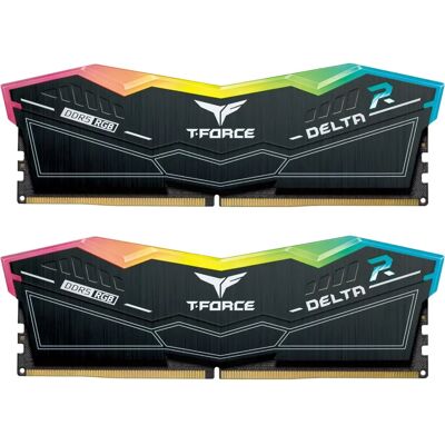 TEAM GROUP 32GB T-Force Delta RGB DDR5 6000MHz CL30 KIT FF3D532G6000HC30DC01 TEAM GROUP 32GB T-Force Delta RGB DDR5 6000MHz CL30 KIT FF3D532G6000HC30DC01