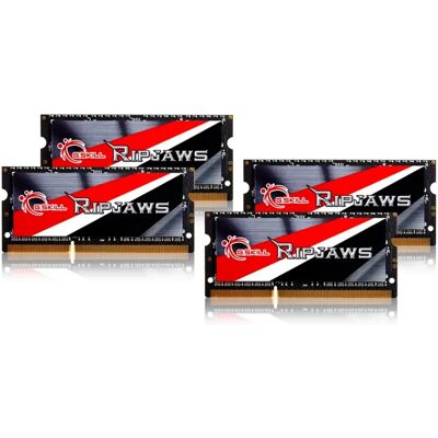 G.SKILL 32GB Ripjaws Notebook DDR3 1866MHz CL11 KIT F3-1866C11Q-32GRSL G.SKILL 32GB Ripjaws Notebook DDR3 1866MHz CL11 KIT F3-1866C11Q-32GRSL
